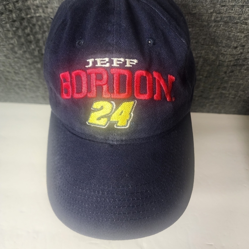 Vintage Jeff Gordon NASCAR Unisex Headmaster, Inc Baseball Cap 59 cm - Picture 2 of 8